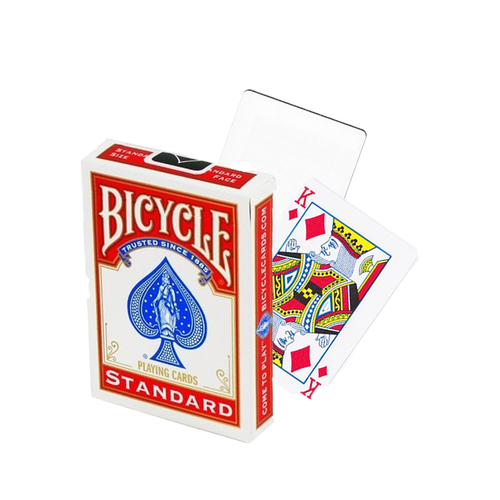 Jeu De Cartes Bicycle Tours Magiques - Standard Double Face Sans Dos Rouge - USPCC Neuf
