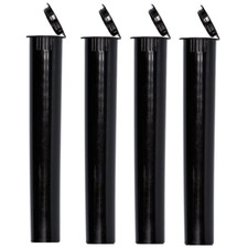 4 x Pop Top Smell Proof 120mm Cone Holder Smoking Air Tight Tube King Size