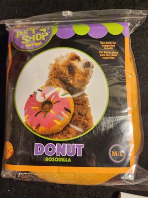 Rubies Pet Shop Boutique Donut Dog PET Halloween Costume M/L (T2)