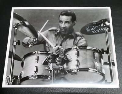 8X10 Glossy Promo Photo, Signed by Drummer Icon, Max Roach!