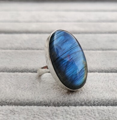 Labradorite Ring 925 Sterling Silver Some Size Available Free Shipping MO1126