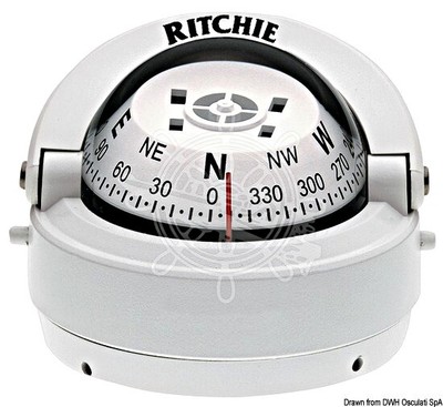 RITCHIE Kompass, außen Explorer 2 Zoll 3/4 weiß/weiß