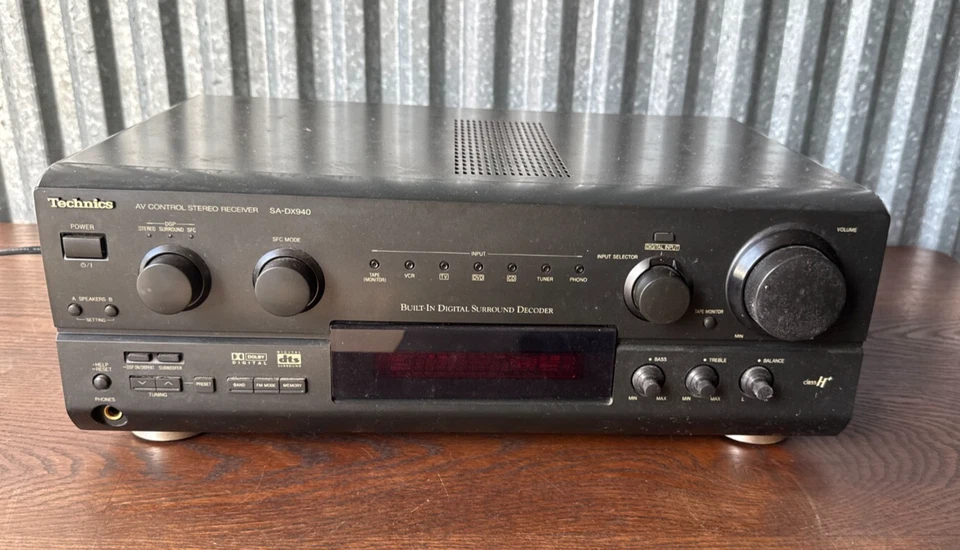 Technics SA-DX940 AV Stereo Receiver 5.1 Dolby DTS 100W x 5 Home Theater - Image 2 of 4