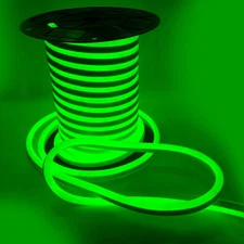 110V Outdoor LED Neon Rope Light Strip Flexible Waterproof Party Home Bar Decor