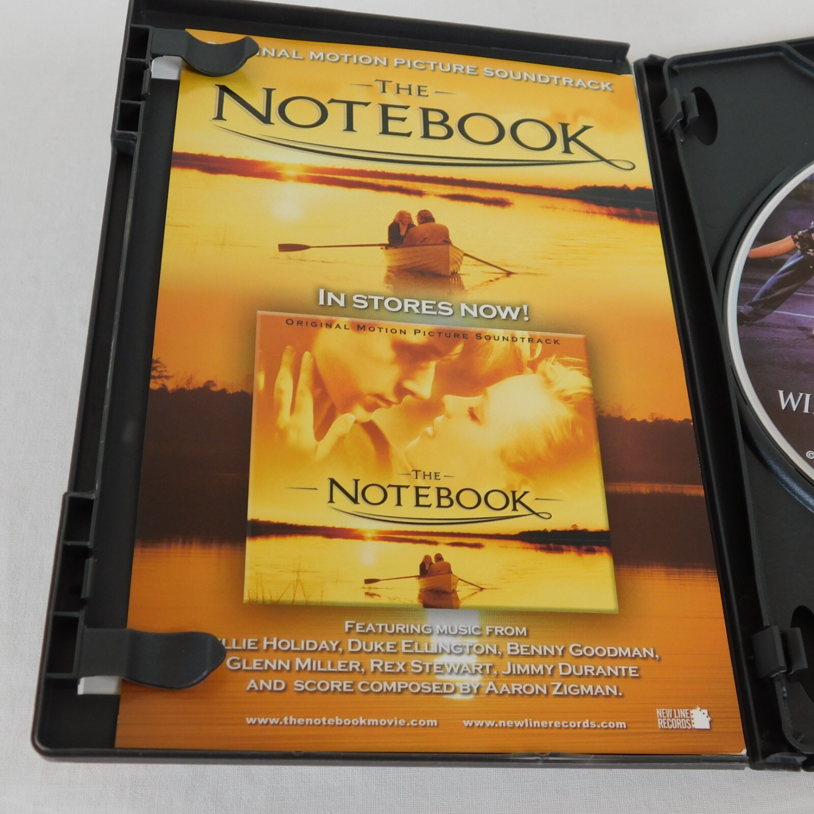 Notebook 2 DVD set 2004 Ryan Gosling Rachel McAdams James Garner Gena