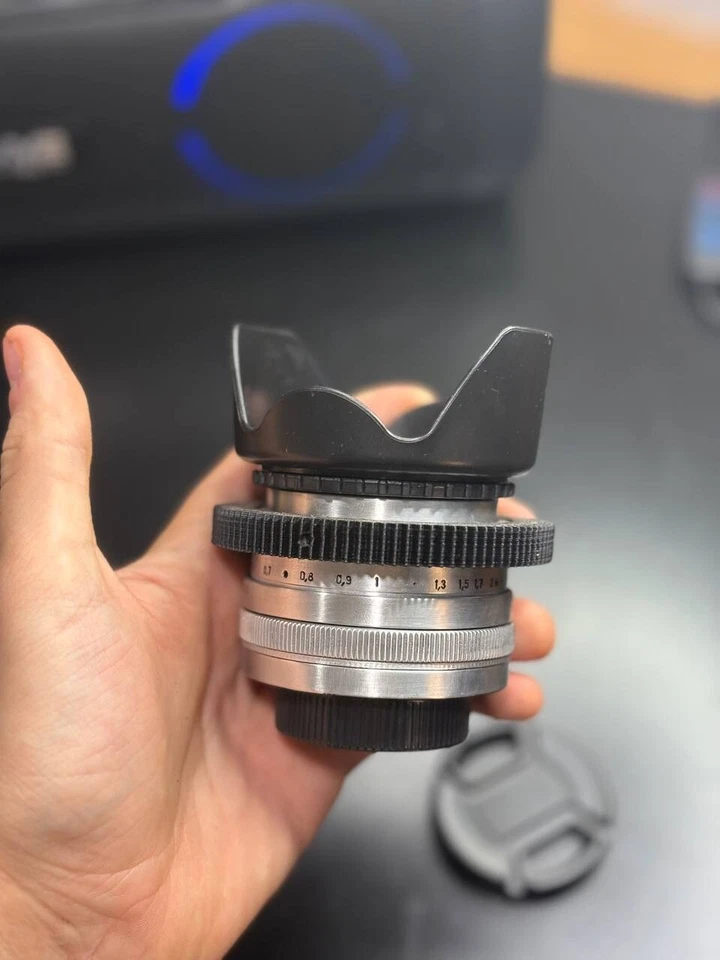 Helios 44m 58mm f2 Lens Silver Soviet Vintage USSR Flare Bokeh cccp for Nikon - Image 4 of 4