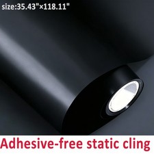 Blackout Window Privacy Film 100 Lighting Blocking Anti Uv Removable Frosted