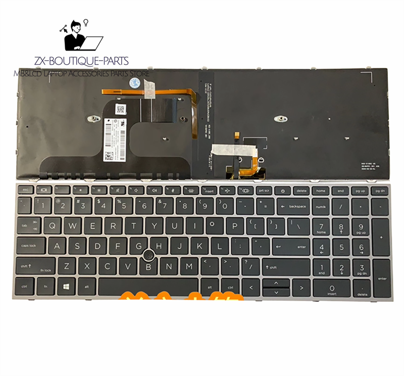 HP Keyboard US Backlit M04679-001 M20128-001 for sale online | eBay