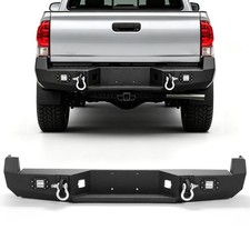 Rear Bumper Wlicense Plate Led Lights Steel For Toyota Tacoma 2005-2015 New