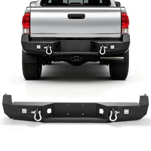 Rear Bumper w/License Plate & LED Lights Steel For Toyota Tacoma 2005-2015 New