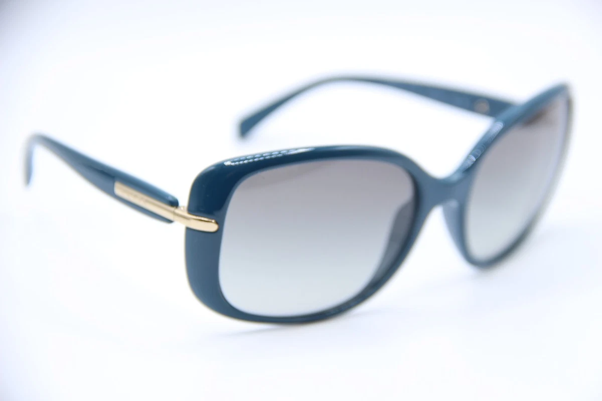 $640 Prada Catwalk Sunglasses Blue 54-25-140 Smoke Lens 100% UV GR8 Gift NWT PRADA Blue Gray Sunglasses for Men for sale | eBay main image 3
