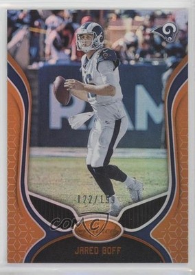 2019 Certified Mirror Orange 122/199 Jared Goff #92 rh9