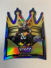 LE ‘VEON BELL 2026 Leaf Metal Scoring Kings Die-Cut Card Steelers SSP #1/1