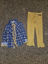 Matilda Jane Stomping Grounds Matching Outfit Size 4 Mushroom Cottage core READ