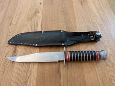 Carl Schlieper Messer Sheriff Knife Korium Brazil *Vintage*