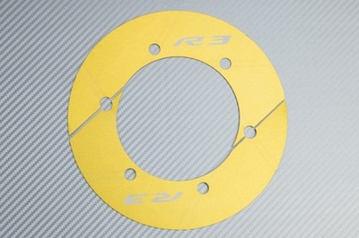 Kronkorken Gold aus eloxiertem Aluminium für Yamaha YZF R3 RH12 2019-2021