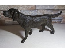 Sculpture en Bronze - Un chien de chasse à l'arrêt - 1,193 Kilo