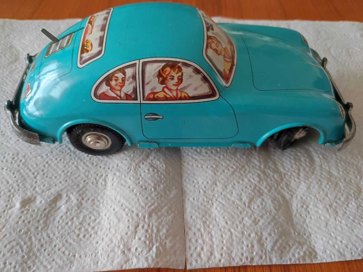 ANCIENNE VOITURE JOUET Tole Litho Joustra Porsche A Cle An 50 EUR 49,90 - PicClick FR