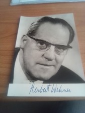 Herbert Wehner President. frakcja Bundestagu SPD -autograf drukowany-