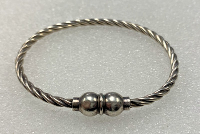 Cape Cod Armband Twist 925 Sterling Silber Doppelkugel - 56B