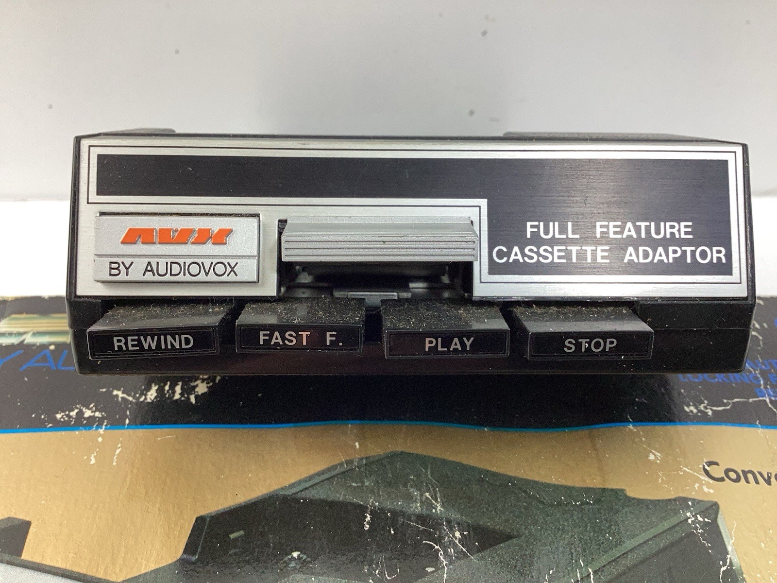 Vintage Audiovox Model CA-2 Stereo Cassette Adaptor, In Original Box **Untested*