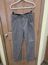 Wrangler ATG All Terrain Gear Pants Mens 36x34 Gray Nylon Stretch Hiking Outdoor