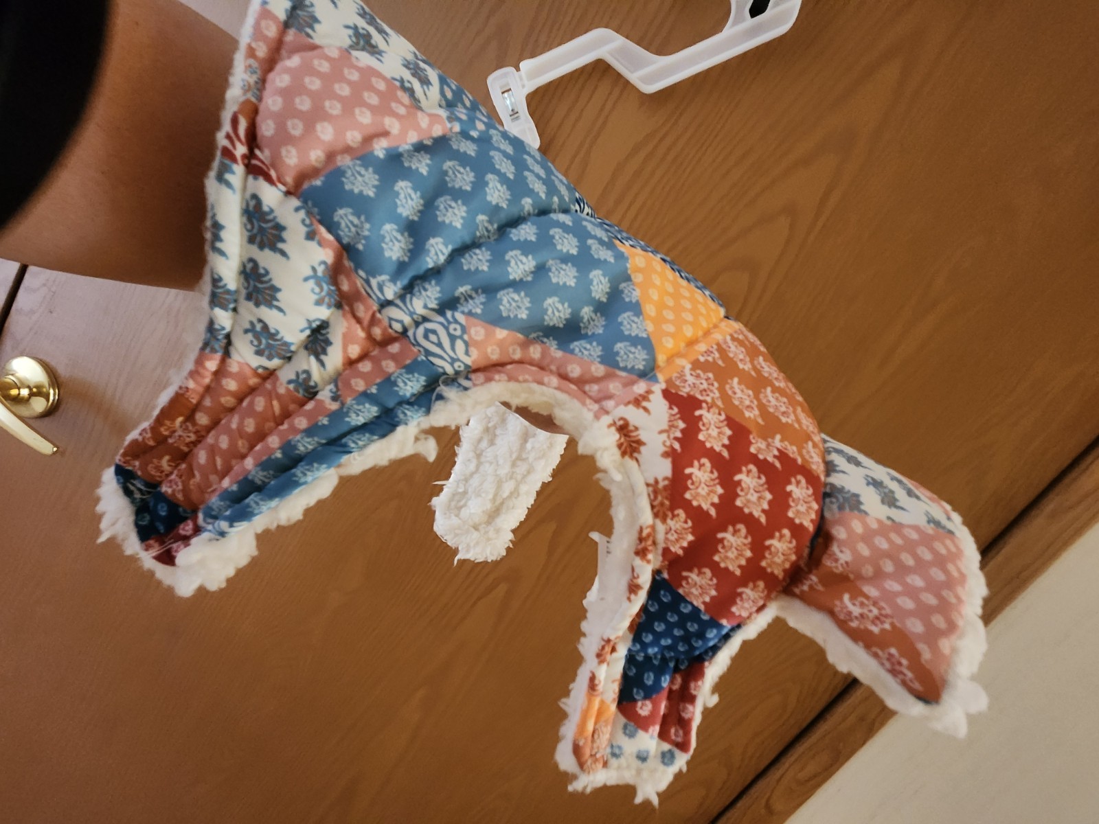 Vibrant Life Dog Clothes Sherpa Contrast Yoke Pet Jacket Patchwork Size XS Dogs