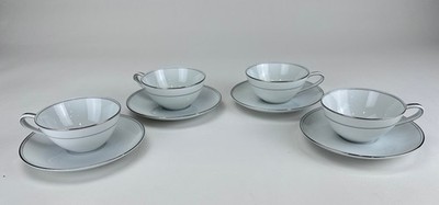 VTG. Graycliff by Noritake Set of Four Coffee Cups and Saucers Two Set Available