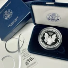 PROOF 2008-W Silver Eagle in MINT Box w/COA FREE SHIP