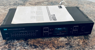 Vintage Sansui T-1110 Quartz PLL Digital Synthesizer Stereo Tuner AM FM Tested