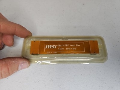 4'' MSI Multi-GPU Cross Fire Video Link Card Model 14120-0A
