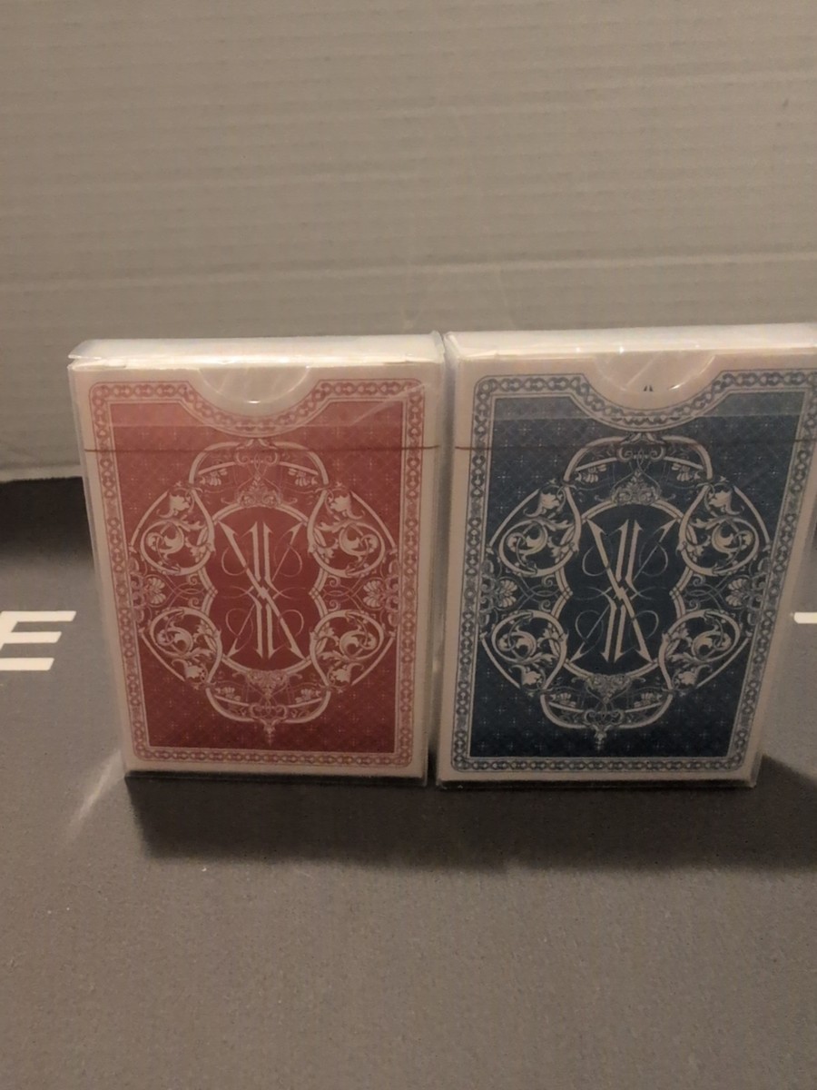 Beyond Imagination Playing Cards V2 2-Decks Set – Crimson & Azure