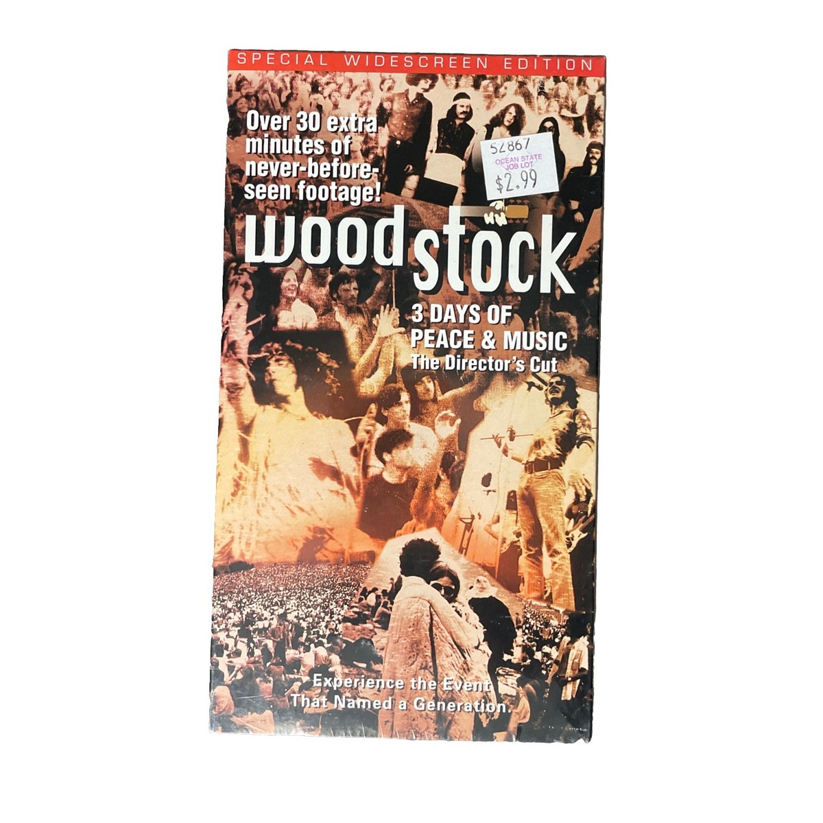 Woodstock [VHS] – Dokumentation Des Legendären Musikfestivals 1969