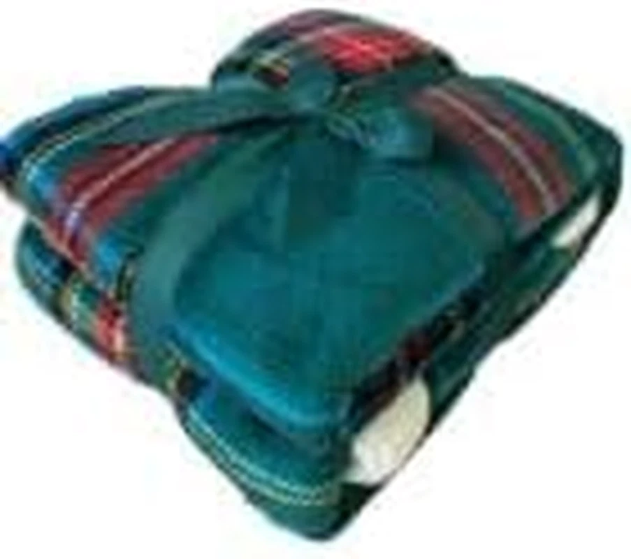 Plaid Morbidotto Tartan (Verde, 150 X 200 CM) - Immagine 2 di 4