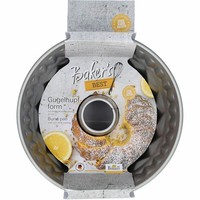 Birkmann Bakers Best Gugelhupfform, Kuchenform, Backform, Karbonstahl, Ø 22 Cm