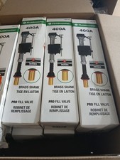 12 Pk Fluidmaster 400A Universal Toilet Fill Valve with Brass Shank OB