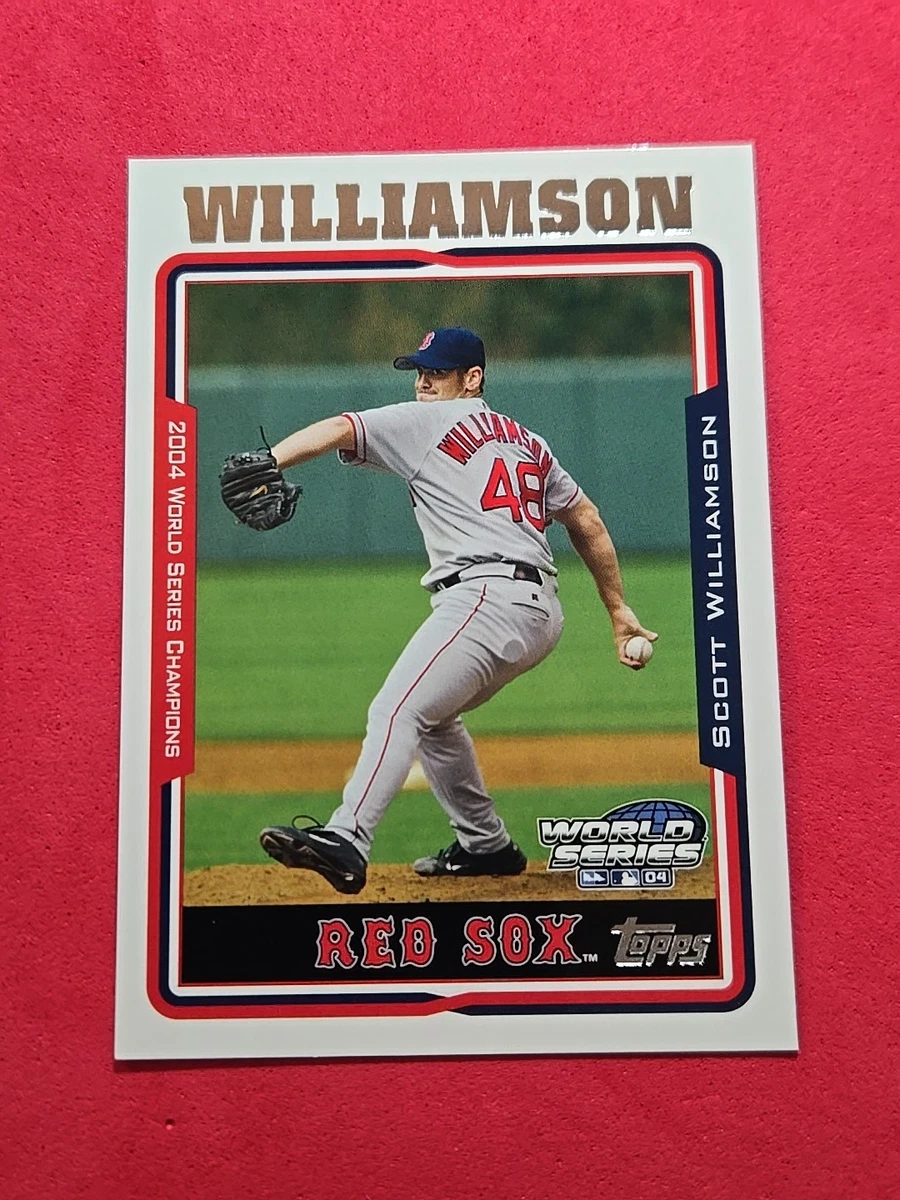 2004 Topps Boston Red Sox World Series Baseball Trading Cards for