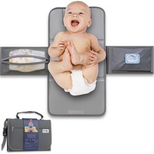 - Portable Diaper Changing Pad - Compact Foldable Waterproof Travel Baby Chan...