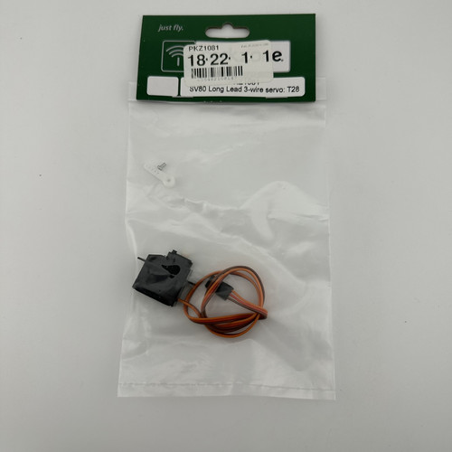 Parkzone PKZ1081 SV80 Long Lead 3-Wire Servo:T28 NIP