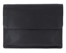 LEONHARD HEYDEN Berlin Document Wallet Aktenmappe Tasche Black schwarz
