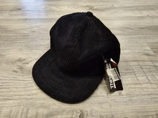 Vtg Broner Youngan Trapper Hat Adult Medium Blue Corduroy Thinsulate Ear Flaps