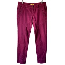 Lole Pants 10 Skinny Casual Comfort Pockets Stretch Outdoor Raspberry Casual