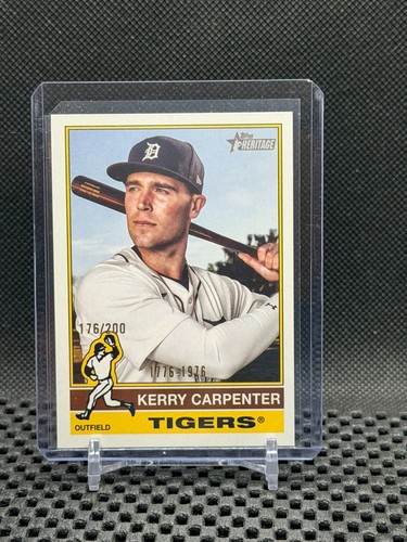 2025 Topps Heritage #226 Kerry Carpenter | Baseball Card