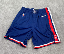 Pantaloncini Brooklyn Nets Team Issue gioco basket Nike uomo taglia 42 blu navy
