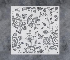 GSS Designs Allover Roses Wall Stencil Rose Stencils for Wall Decor DIY