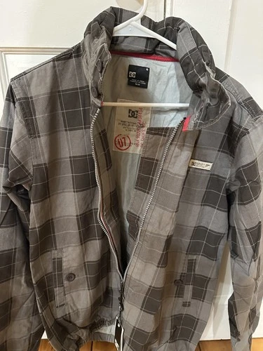 DC SHOES Torrey Grey/Black Plaid Jacket - product listing photo