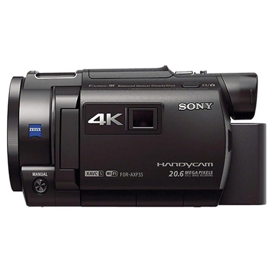 SONY FDR-AXP35 4K Video Cam Handycamer 10x Optical Zoom Built-in Wi-Fi Black - Image 4 of 4