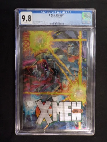 X-MEN: OMEGA #1 MARVEL COMICS CHROMIUM WRAPAROUND COVER CGC GRADED 9.8