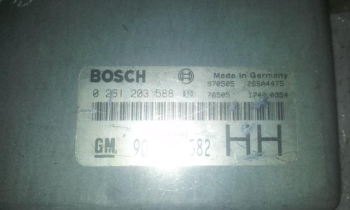 0261203588 Motormanagement, Steuergerät, ECU  90492382 Opel Omeg DE1147-43