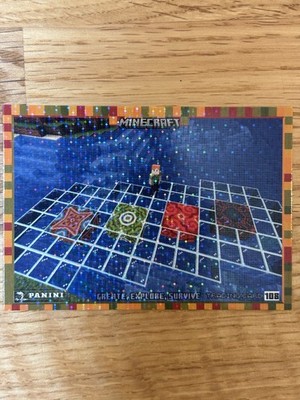 Panini Minecraft Create Explore Survive 2023 Keramikblöcke Nr.108 Pixel Holo